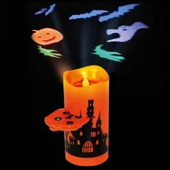 LED Projektor Blockljus Halloween