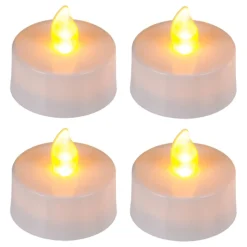 LED-Värmeljus med Flammande Låga