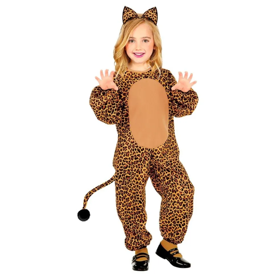 Leopard Jumpsuit Barn Maskeraddräkt
