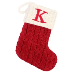 Liten Julstrumpa med Bokstav