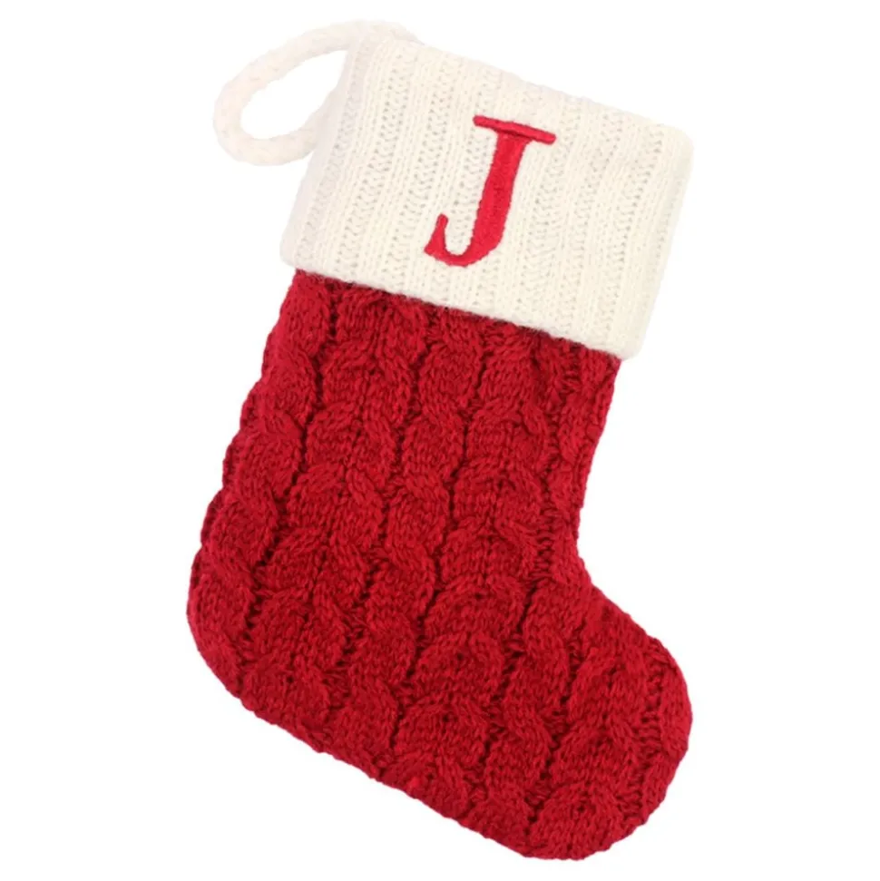 Liten Julstrumpa med Bokstav
