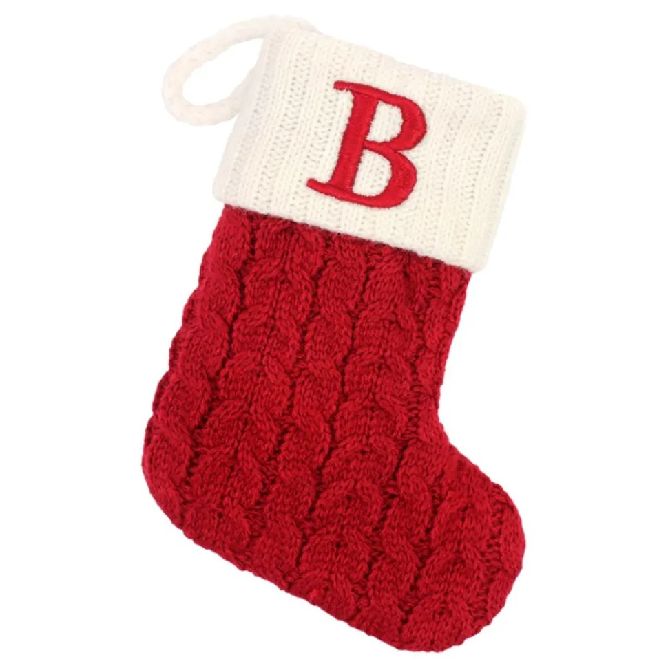 Liten Julstrumpa med Bokstav