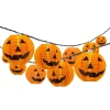 Ljusslinga med Halloweenpumpor