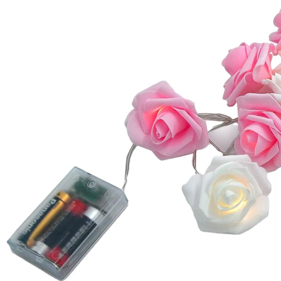 Ljusslinga med Rosor