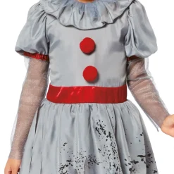 Läskig Clown Klänning Barn Maskeraddräkt
