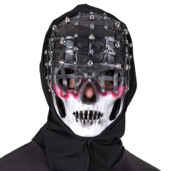 Läskig Mask med Nitar och Huva