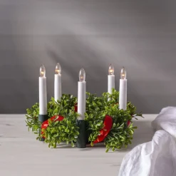 Luciakrona Grön LED