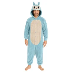 Lulu Monster Blå Onesie Herr Maskeraddräkt