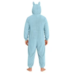 Lulu Monster Blå Onesie Herr Maskeraddräkt
