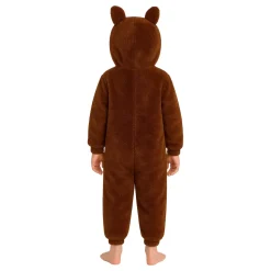 Lulu Monster Brun Onesie Barn Maskeraddräkt