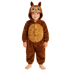 Lulu Monster Brun Onesie Barn Maskeraddräkt