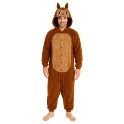 Lulu Monster Brun Onesie Herr Maskeraddräkt