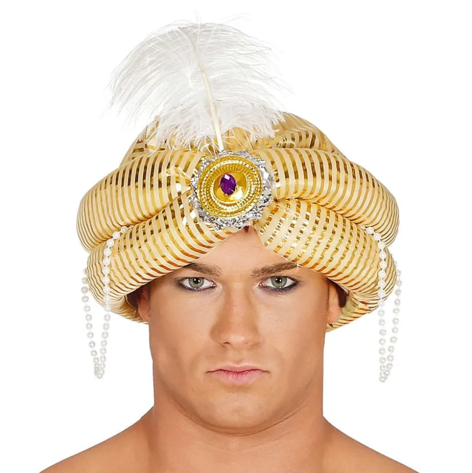 Maharaja Guld med Fjäder