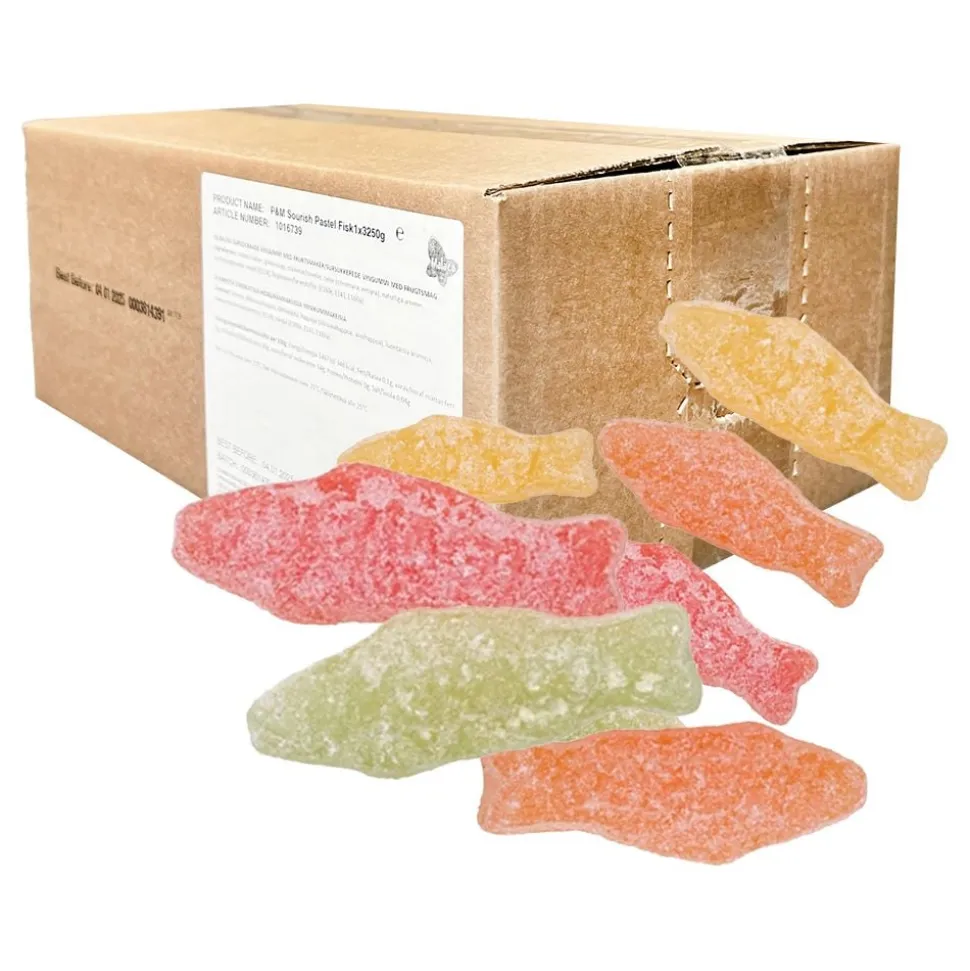 Malaco Syrlig Pastellfisk Storpack