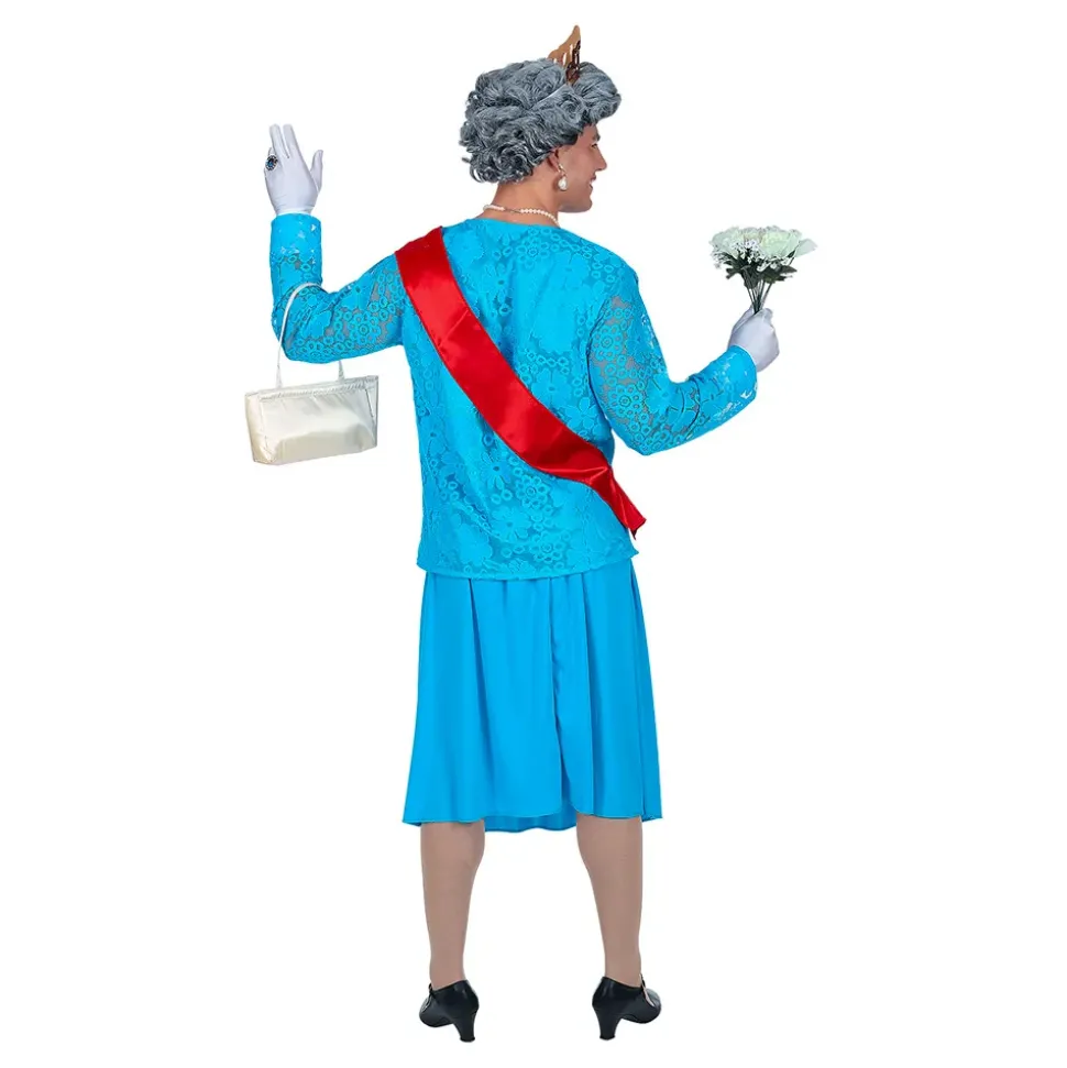 Manlig Queen Elizabeth Maskeraddräkt