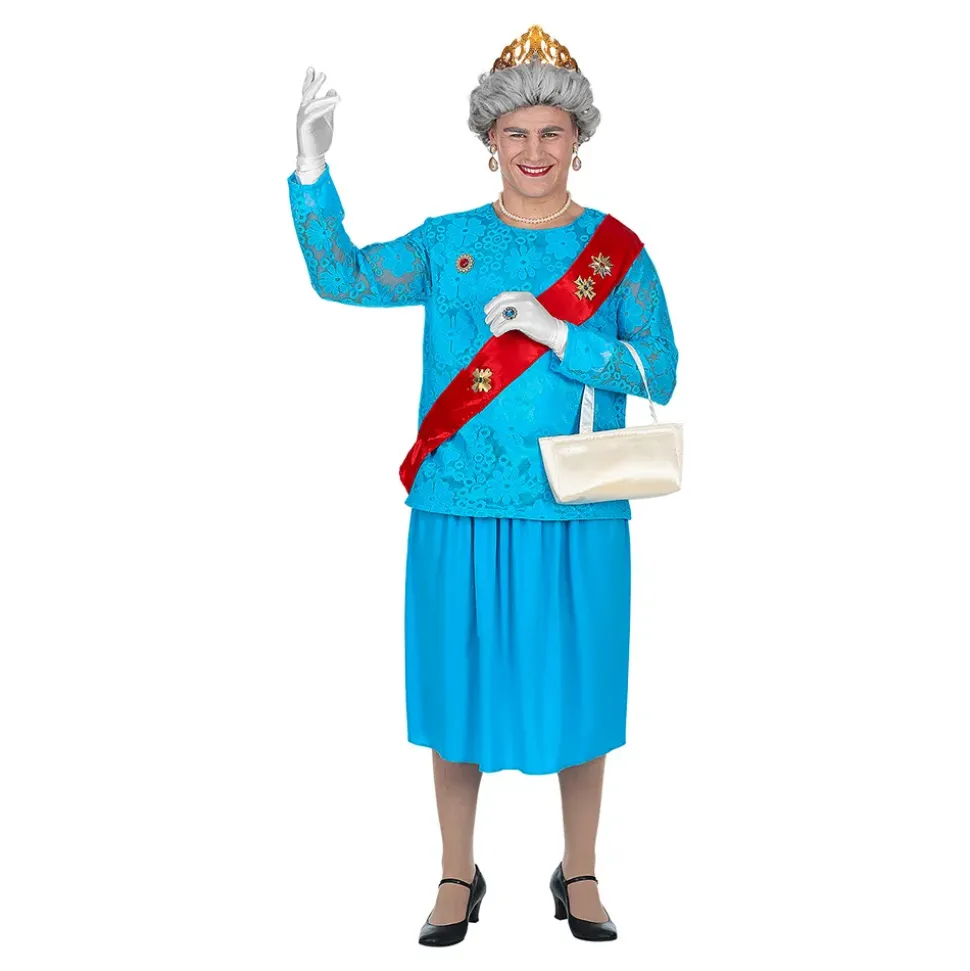 Manlig Queen Elizabeth Maskeraddräkt