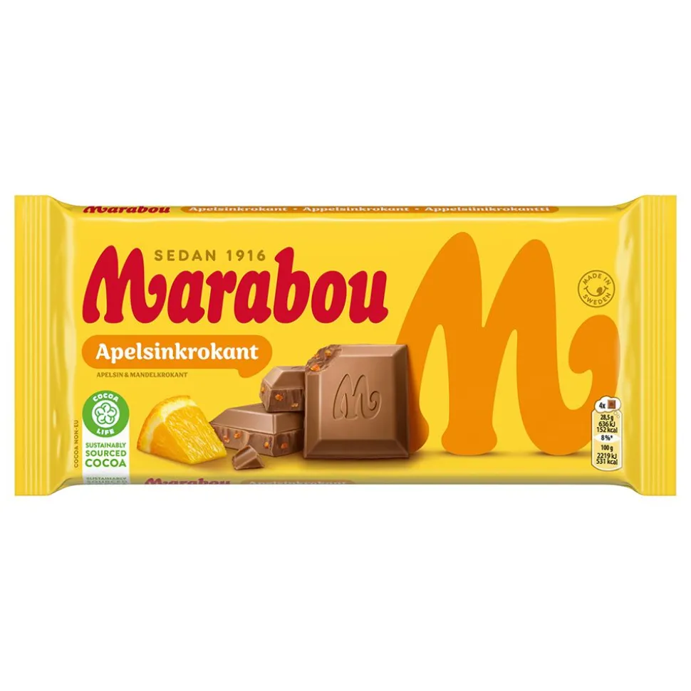 Marabou Apelsinkrokant Chokladkaka