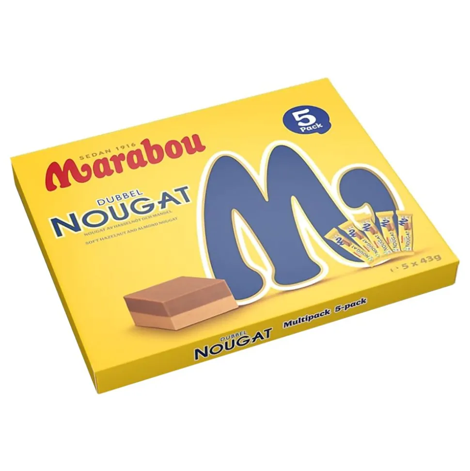 Marabou Dubbel Nougat Chokladask