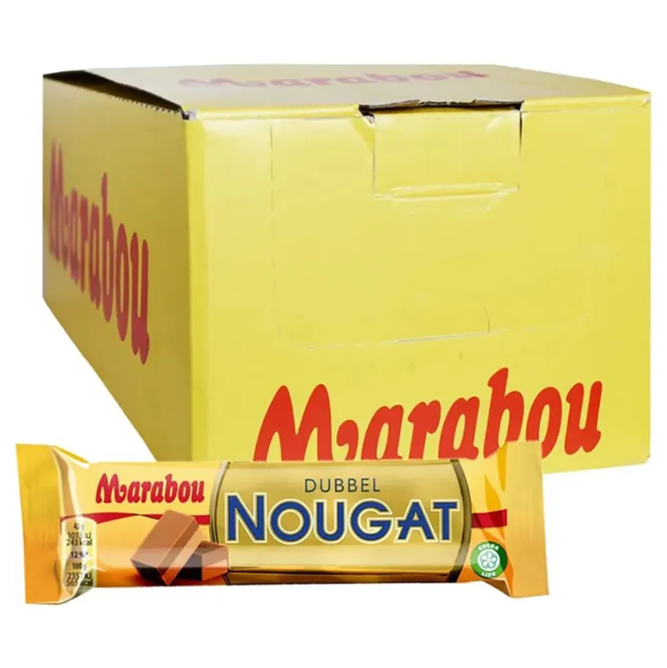 Marabou Dubbel Nougat Storpack