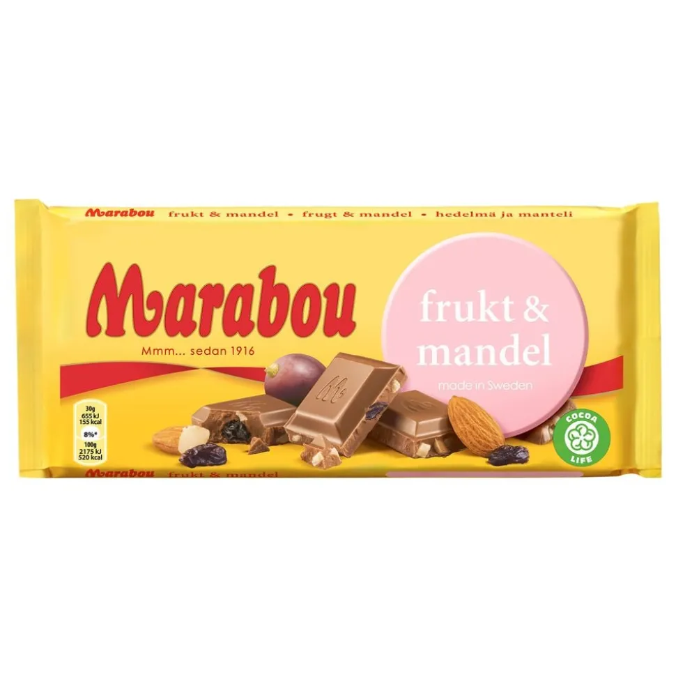 Marabou Frukt & Mandel Chokladkaka