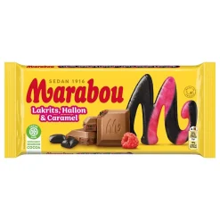 Marabou Lakrits Hallon & Caramel Chokladkaka