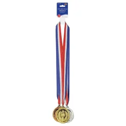 Medaljer Guld/Silver/Brons