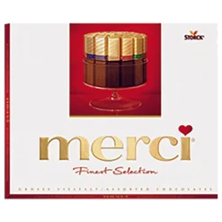 Merci Röd Presentask