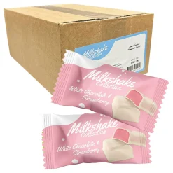 Milkshake White Choco & Strawberry Storpack