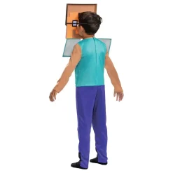 Minecraft Steve Barn Maskeraddräkt