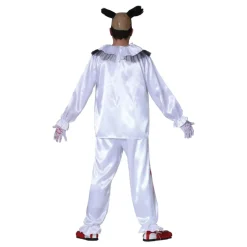 Mördarclown Vit Maskeraddräkt