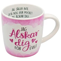 Mugg Jag Älskar Dig För Evigt