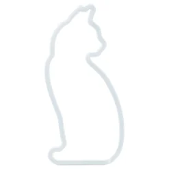 Mustard LED-lampa Katt Neon