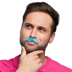 Mustascher Neonfärgade