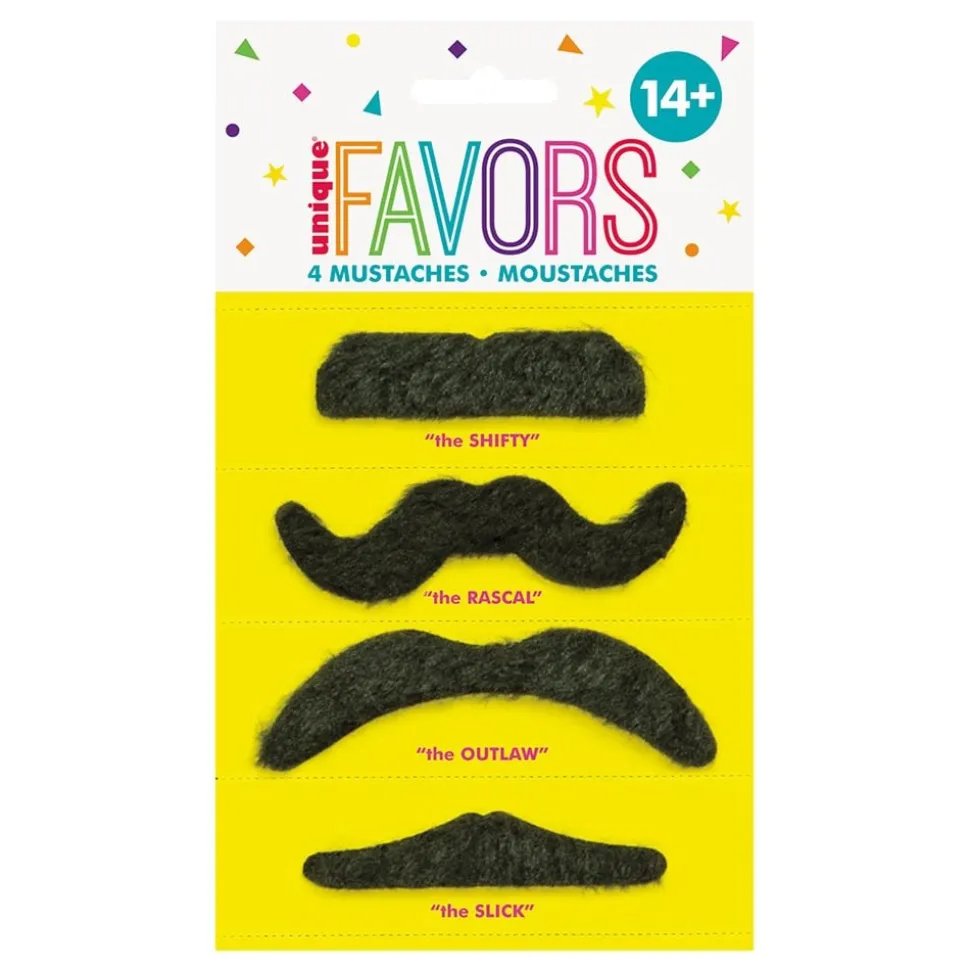 Mustascher Svarta Set