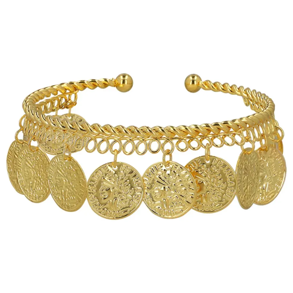Myntarmband Guld Orientaliskt