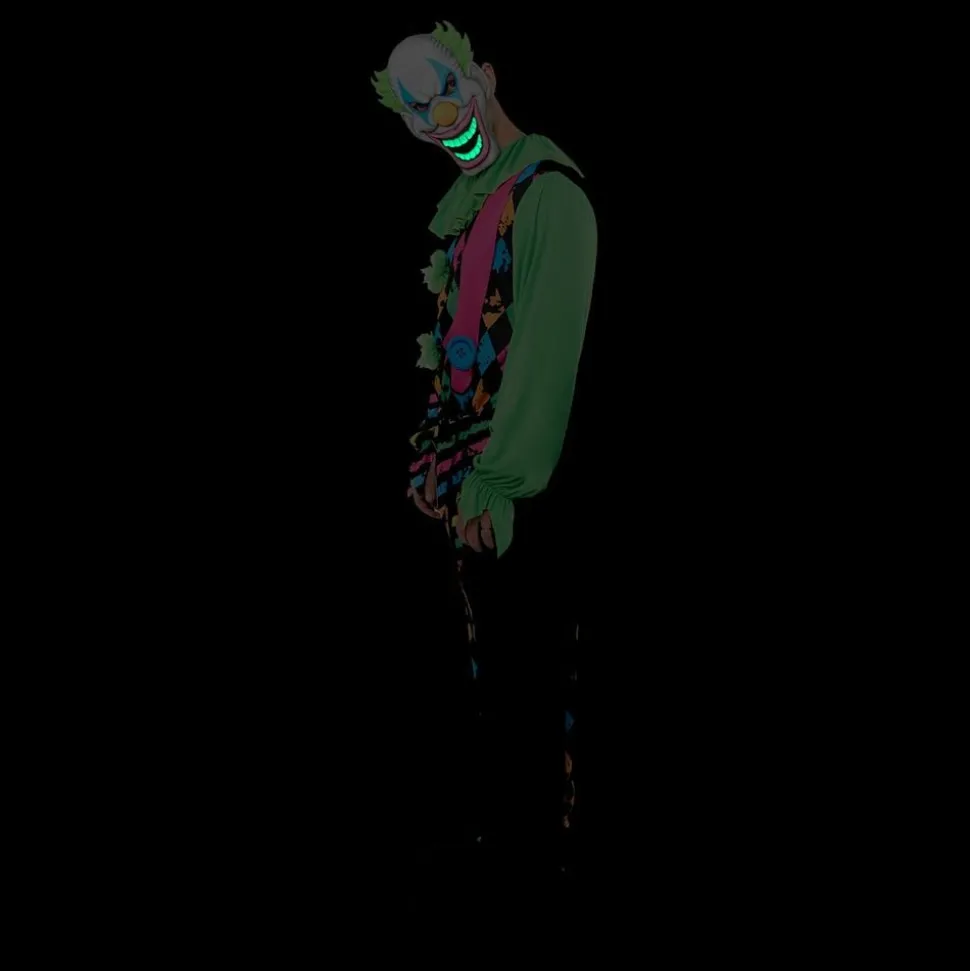 Neon Clown Maskeraddräkt