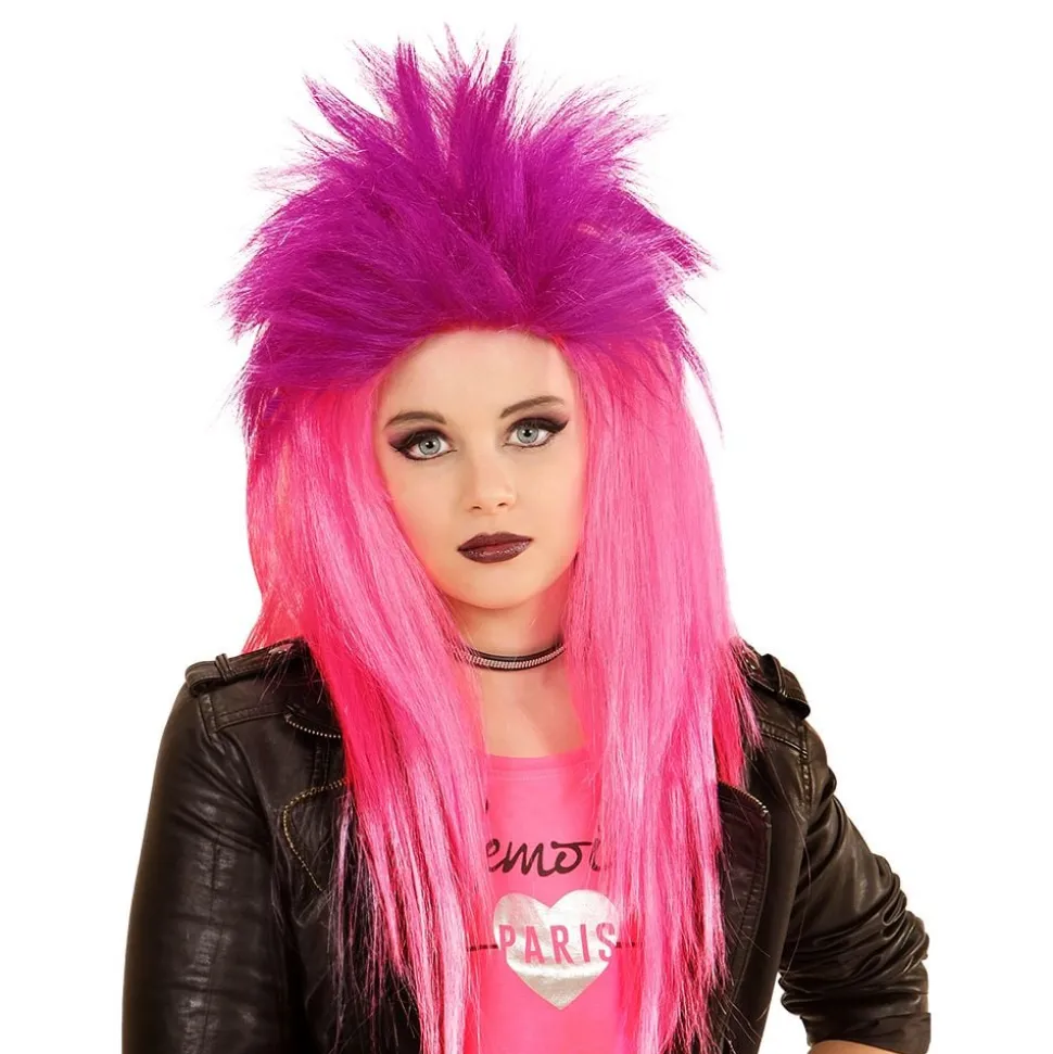 Neonrosa UV Punkperuk