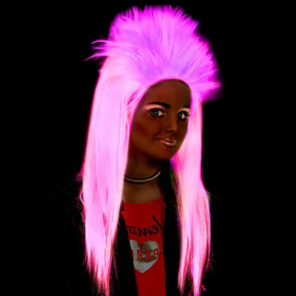 Neonrosa UV Punkperuk