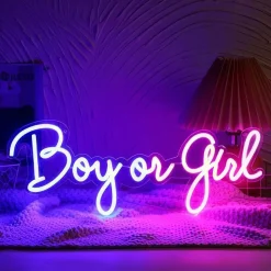 Neonskylt Boy or Girl