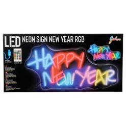 Neonskylt Happy New Year