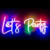 Neonskylt Let's Party