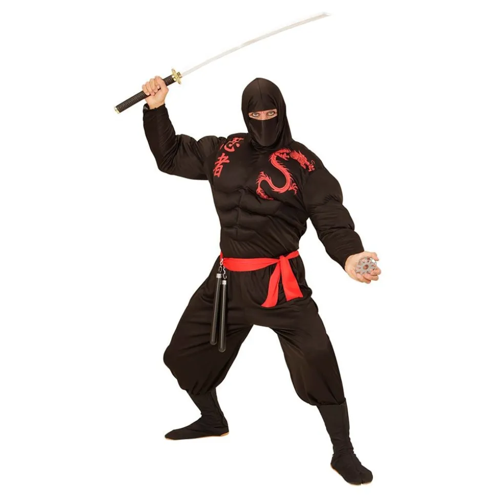 Ninja med Muskler Maskeraddräkt
