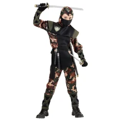 Ninja Soldat Barn Maskeraddräkt