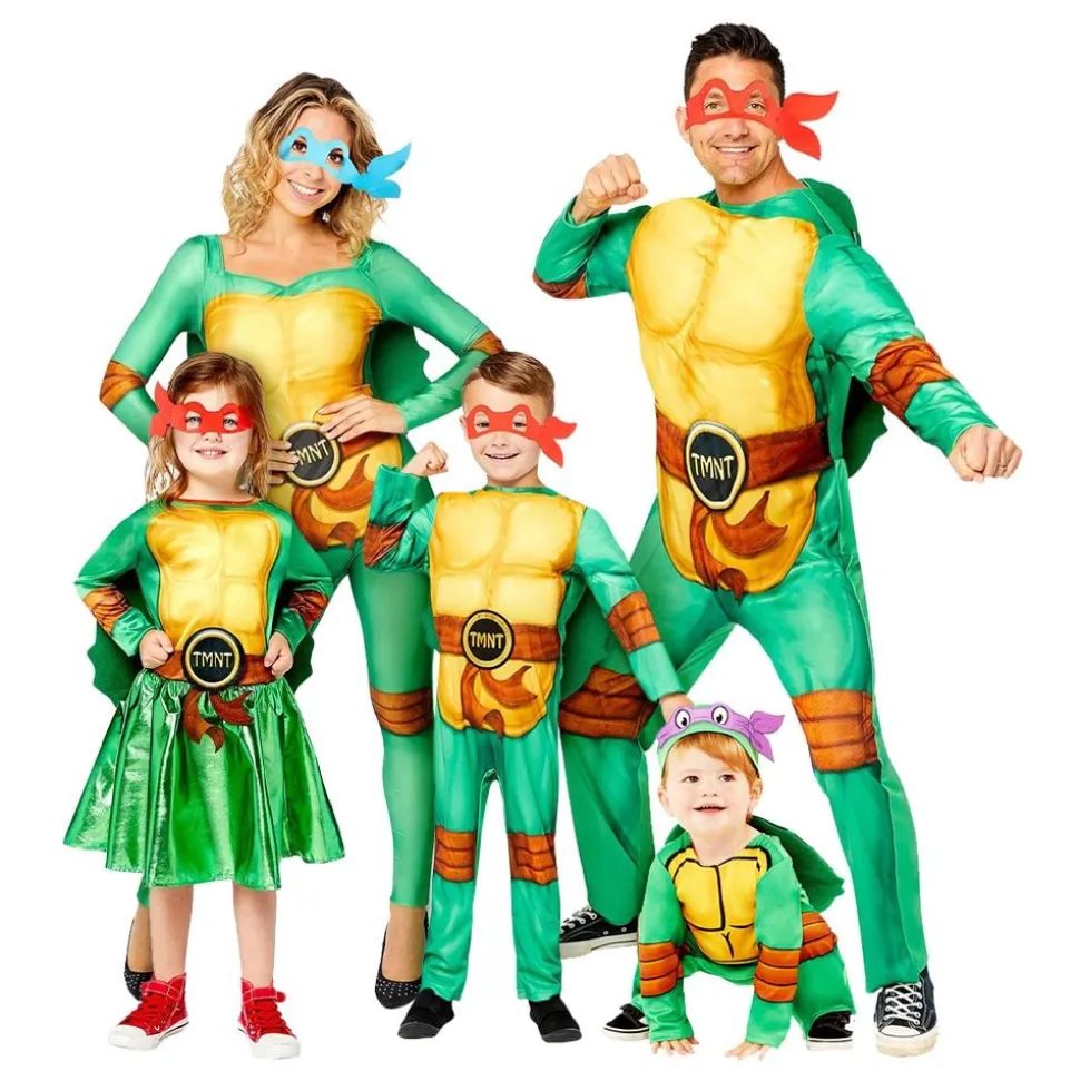 Ninja Turtles Klänning Barn Maskeraddräkt
