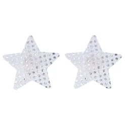 Nipple Covers Stjärnor Silver