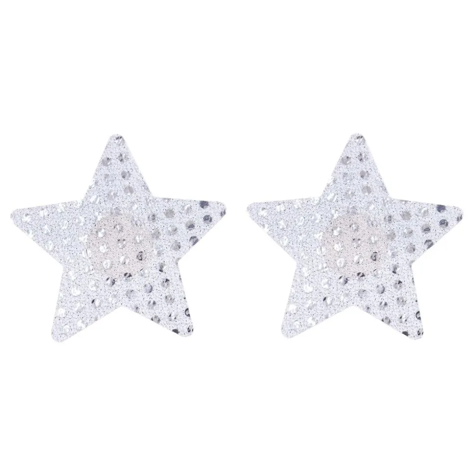 Nipple Covers Stjärnor Silver