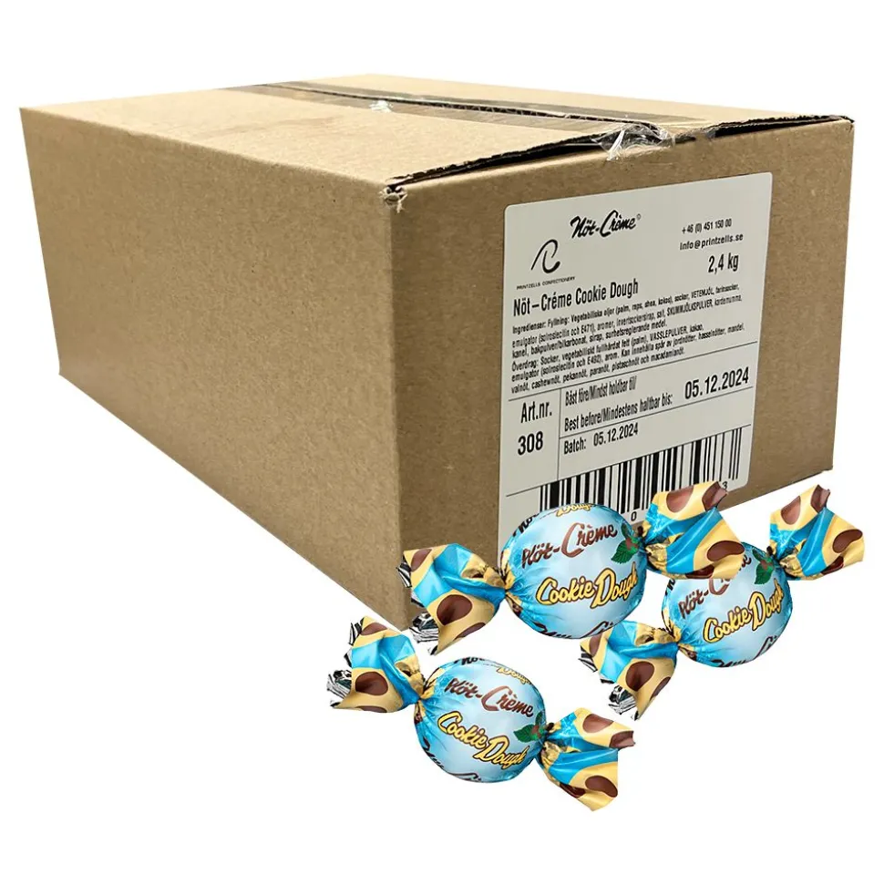 Nöt-Créme Cookie Dough Pralin Storpack