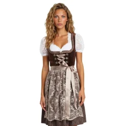 Oktoberfest Dirndl Jula Brun Deluxe Maskeraddräkt