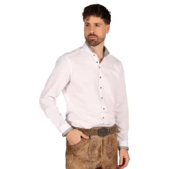 Oktoberfest Skjorta Herr Vit Deluxe