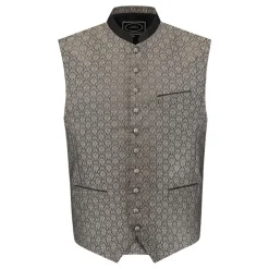 Oktoberfest Väst Jacquard Grå